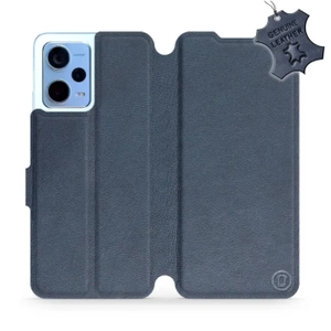 Phone Case Xiaomi Redmi Note 12 5G - Design Blue Leather