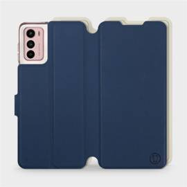 Phone Case Motorola Moto G42 - Design Navy with Platinum