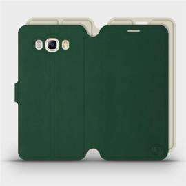 Phone Case Samsung Galaxy J7 2016 - Design Green with Platinum
