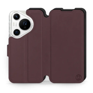 Phone Case Huawei Pura 70 Pro - Design Burgundy with Black