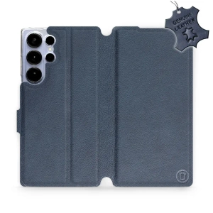 Hülle für Samsung Galaxy S25 Ultra - Farbe Blue Leather