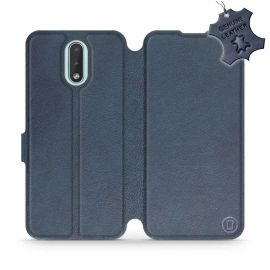 Phone Case Nokia 2.3 - Design Blue Leather