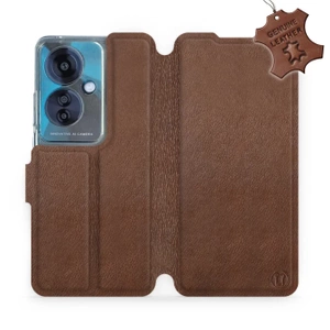 Phone Case OPPO Reno 11F - Design Brown Leather