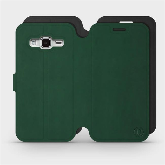 Phone Case Samsung Galaxy J3 2016 - Design Green with Black