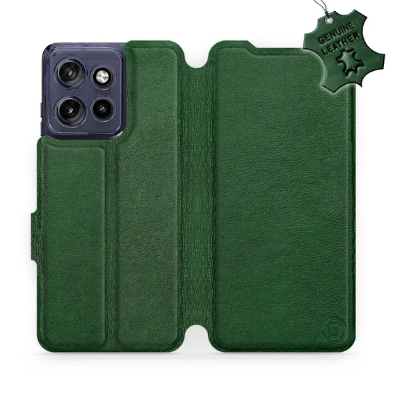 Phone Case Motorola Edge 50 Neo - Design Green Leather