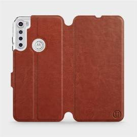 Phone Case Motorola One Fusion Plus - Design Brown&Gray