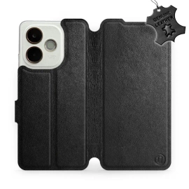 Phone Case OPPO A5 Pro 5G - Design Black Leather