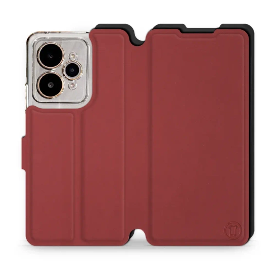 Phone Case Realme 15 5G - Design Dark Red with Black
