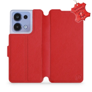 Phone Case Xiaomi POCO M6 Pro - Design Red Leather