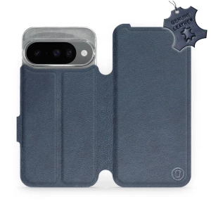 Phone Case Google Pixel 10 - Design Blue Leather