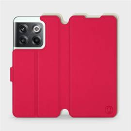 Hülle für OnePlus 10T - Farbe Rot mit Platin