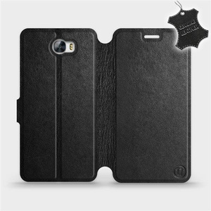 Phone Case Huawei Y5 II - Design Black Leather