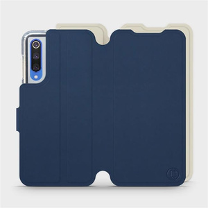 Phone Case Xiaomi Mi 9 SE - Design Navy with Platinum