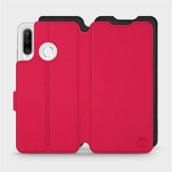 Phone Case Huawei P30 Lite - Design Red with Black