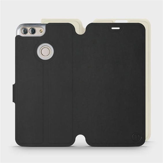 Hülle für Huawei P Smart - Farbe Schwarz mit Platin