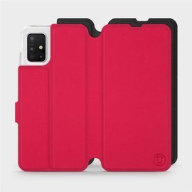 Phone Case Samsung Galaxy A51 - Design Red with Black