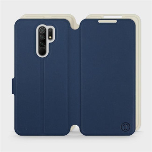 Phone Case Xiaomi Redmi 9 - Design Navy with Platinum