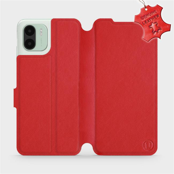 Phone Case Xiaomi Redmi A1 - Design Red Leather
