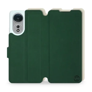 Phone Case OPPO A58 - Design Green with Platinum