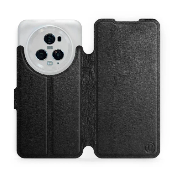 Phone Case Huawei Honor Magic5 Pro 5G - Design Black Leather