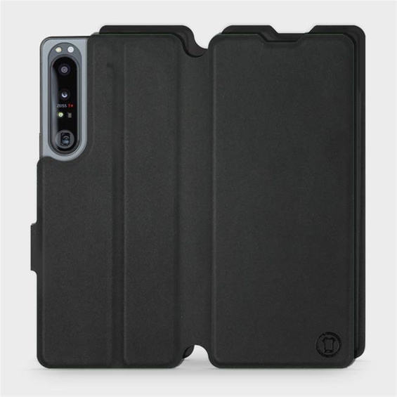 Etui Soft Touch do Sony Xperia 1 IV - wzór Satynowa czerń