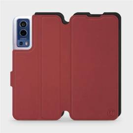 Phone Case Vivo Y72 5G - Design Dark Red with Black