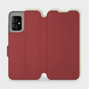 Phone Case Asus Zenfone 8 - Design Dark Red with Platinum