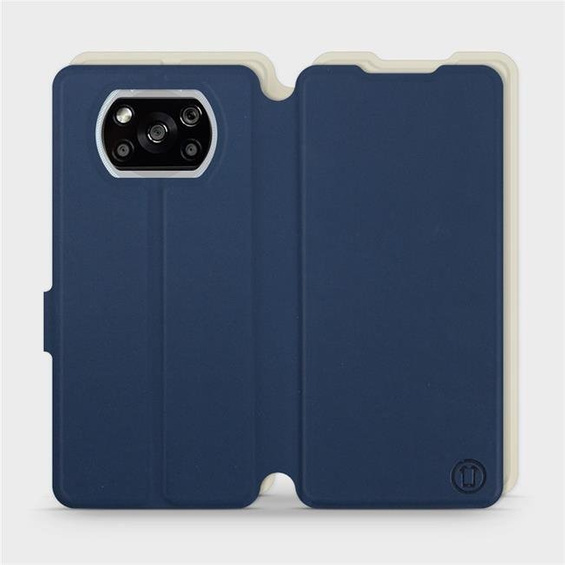 Phone Case Xiaomi POCO X3 NFC - Design Navy with Platinum