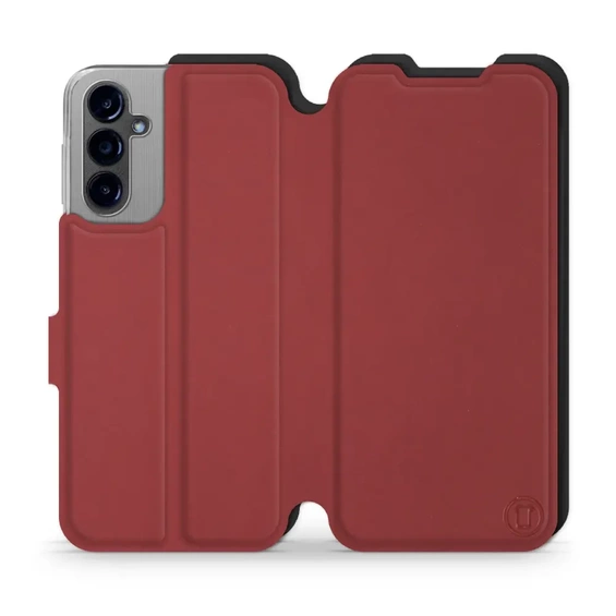 Etui Soft Touch do Samsung Galaxy A14 4G - wzór Zachodząca czerwień z czernią