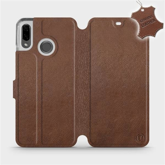 Phone Case Huawei Nova 3 - Design Brown Leather