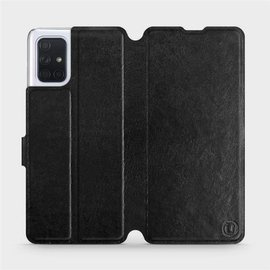 Phone Case Samsung Galaxy A71 - Design Black&Orange