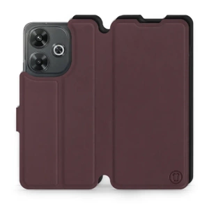 Phone Case Xiaomi Redmi 13 - Design Burgundy with Black