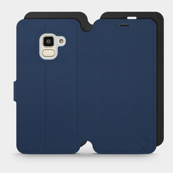 Phone Case Samsung Galaxy J6 2018 - Design Navy with Black