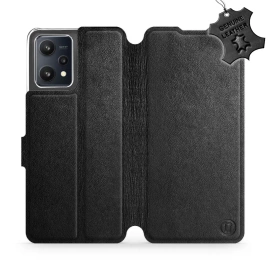 Hülle für Realme 9 5G - Farbe Black Leather