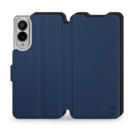 Phone Case Samsung Galaxy S25 Edge - Design Navy with Black