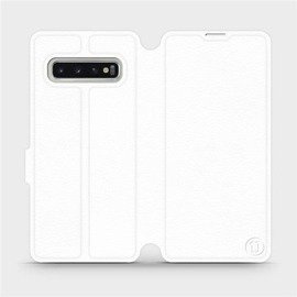 Etui do Samsung Galaxy S10 - wzór White&Gray