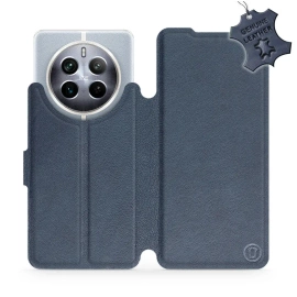 Phone Case Realme 12 5G - Design Blue Leather