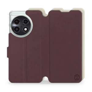 Phone Case OnePlus 11 5G - Design Burgundy with Platinum