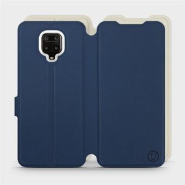 Phone Case Xiaomi Redmi Note 9 Pro - Design Navy with Platinum