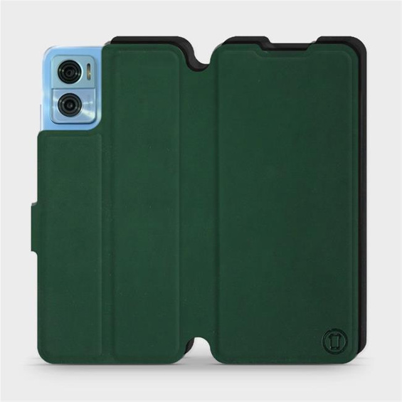 Phone Case Motorola Moto E22 - Design Green with Black