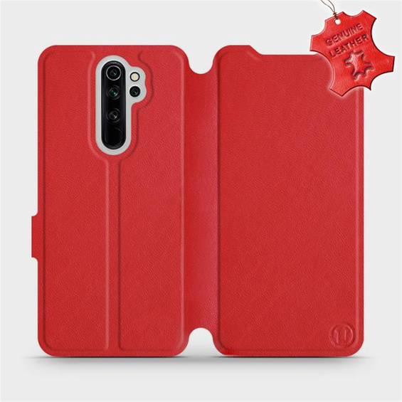 Phone Case Xiaomi Redmi Note 8 Pro - Design Red Leather