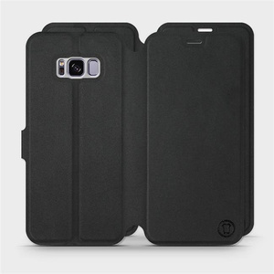 Etui Soft Touch do Samsung Galaxy S8 Plus - wzór Satynowa czerń