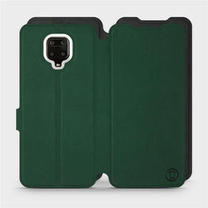 Etui Soft Touch do Xiaomi Redmi Note 9 Pro - wzór Miejska zieleń z czernią