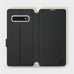 Hülle für Samsung Galaxy S10 Plus - Farbe Schwarz mit Platin