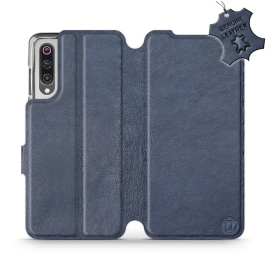 Phone Case Xiaomi Mi 9 - Design Blue Leather