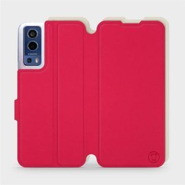 Phone Case Vivo Y72 5G - Design Red with Platinum