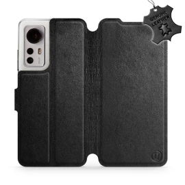 Phone Case Xiaomi 12 - Design Black Leather