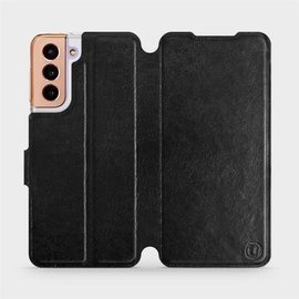 Phone Case Samsung Galaxy S21 - Design Black&Orange