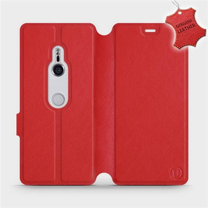 Phone Case Sony Xperia XZ3 - Design Red Leather