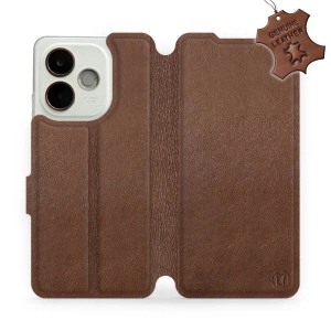 Phone Case OPPO A5 Pro 5G - Design Brown Leather